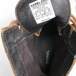 Sorel Womens Size 8 Brown Suede Lace Up Ankle Fashion Boots Bootie thumbnail 12