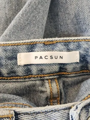 PacSun Light Wash 90s Boyfriend Jeans with High Slits Size 24 thumbnail 10
