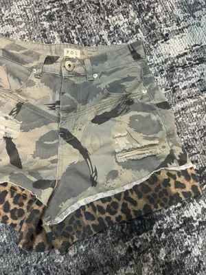 POL Distressed High Waisted Jean Shorts thumbnail 5