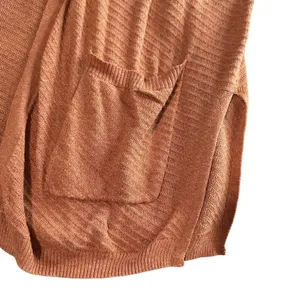 New Old Navy Pumpkin Burnt Orange Open Front Carfugan Size XL thumbnail 8