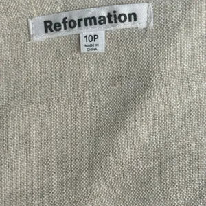 Reformation Natural Linen Fabric Size 10‎ thumbnail 7