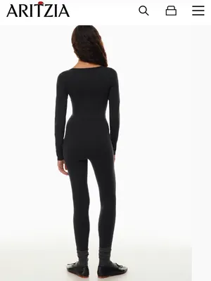 Aritzia Wilfred Free Maxe Jumpsuit BROWN thumbnail 6
