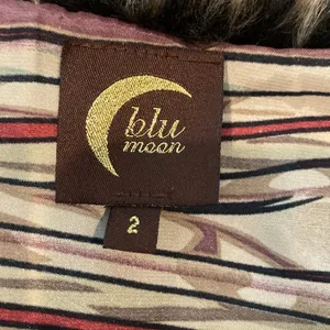 Blu moon fur vest thumbnail 4
