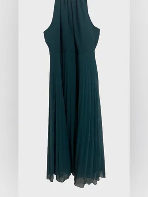 ASOS Sleeveless Teal Midi Dress - Elegant Halter Style thumbnail 3