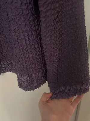 Purple textured jacket Size L thumbnail 4