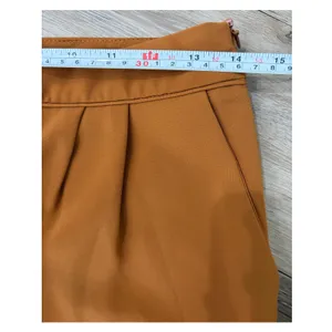 Mustard Seed Wide Leg Pants Rust Orange High Waisted Minimalist Chic Small thumbnail 3
