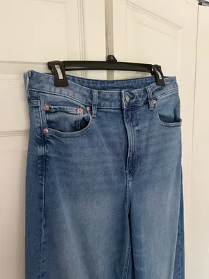 GAP Extra High Rise Stride Wide Leg Jeans Light Indigo Baggy Jeans Size 30 10L thumbnail 5