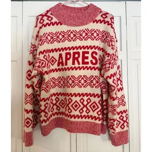A New Day Apres Ski cozy fairisle sweater size Large thumbnail 3