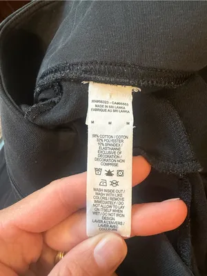 Nike Black High-Rise cotton Women's Bike Shorts with Swoosh thumbnail 5