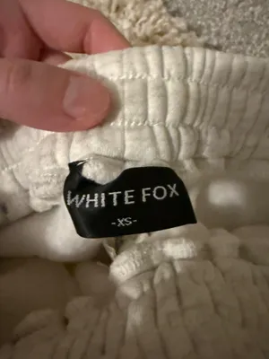 White Fox Boutique navy and white grey sweats thumbnail 3