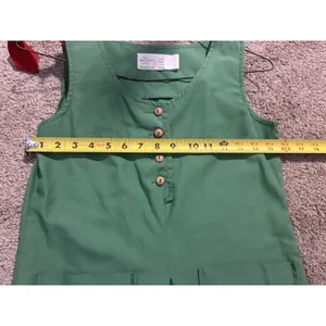 Vintage Girl Scout USA Uniform Jumper Sz10 Dress Green Sleeveless W/pants‎ Sz12 thumbnail 11
