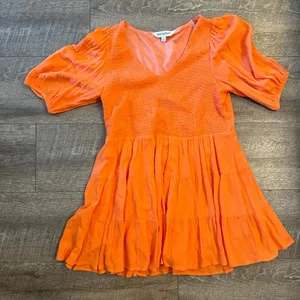 Davi & Dani Orange Dress thumbnail 1