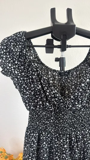 Love Tree Romper Floral Black Women’s thumbnail 7