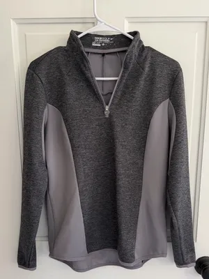 Nike Golf Dri-FIT Tour Performance 1/4 Zip‎ Pullover Gray Women’s Medium thumbnail 1