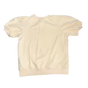 ANNIEWEAR Teddy Bear Puff Sleeve Sweatshirt Women S Yellow Excellent Graphic Tee thumbnail 5
