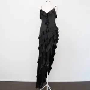Elliatt - Kyla‎ Asymmetrical Ruffle Gown thumbnail 2