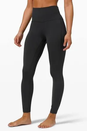 Black Lululemon Leggings Align 28" 4 thumbnail 1