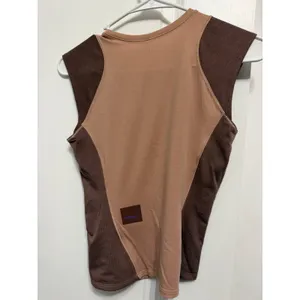 Lululemon Cap Sleeve Hiking Tank Pecan Tan Dark‎ Oxide LW1DSGS Size 2 thumbnail 8