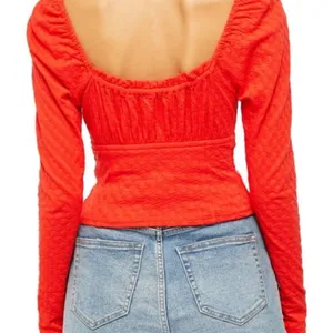 Free People Ladybug Knit Long Sleeve Top Size S thumbnail 4