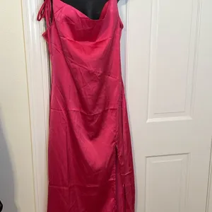 Kojooin Hot Pink Spaghetti Strap Dress Size Small NWT thumbnail 9