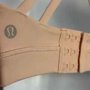 Lululemon In Alignment Straight-Strap Bra Womens Sz 2 Dusty Rose Adjustable Yoga thumbnail 5