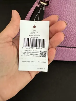 Kate Spade Hanna Pebbled Leather Lavender Pink Crossbody Bag NEW thumbnail 2
