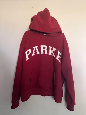 Parke Varsity Fleece Hoodie Sweatshirt Size XXL thumbnail 3