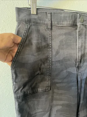 Express Charcoal Camo Utility Joggers thumbnail 4
