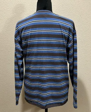 Blue & Black Striped Long Sleeve thumbnail 2