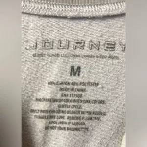 Journey World Tour Graphic Crewneck Pullover Sweatshirt Grey Tie Dye Size M thumbnail 4
