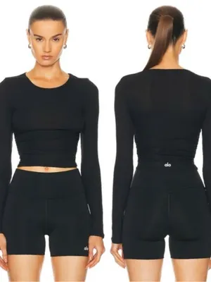 ALO Yoga | Gather Long Sleeve Top thumbnail 2