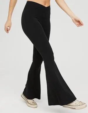 Flare Aerie Leggings Crossover Real Me OFFLINE by High-Waisted thumbnail 1