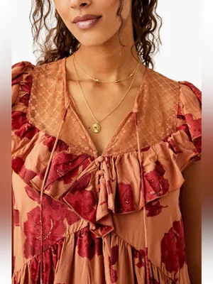 Free People Tilly Printed Tunic Dress thumbnail 2