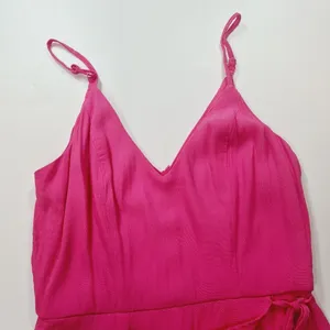 Superdown Karen Wrap Romper in Pink Medium thumbnail 6