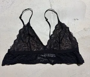 Madewell Black Lace Bralette medium thumbnail 1
