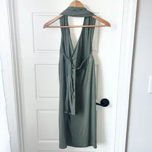 ASOS Halter Green Petite Dress Size 8 thumbnail 4