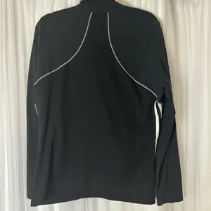 Adidas Women's Black Track Jacket with White Stripes thumbnail 2