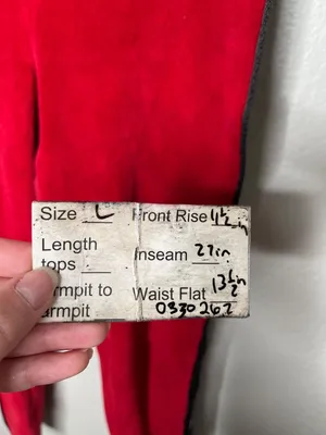 Kappa Womens Red Velour banda Rhinestone Logo Track Pants Size L thumbnail 9