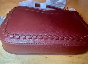 Style & Co. Whipstitched Small Burgundy Crossbody Bag Purse thumbnail 7