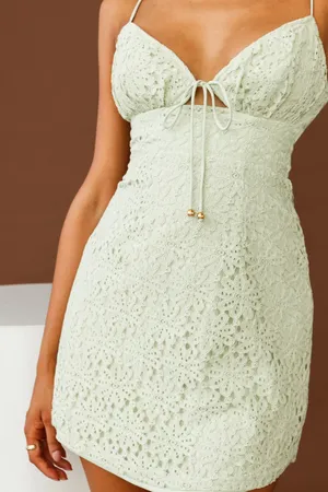 Pastel Green Selfie Leslie Mini Dress thumbnail 4