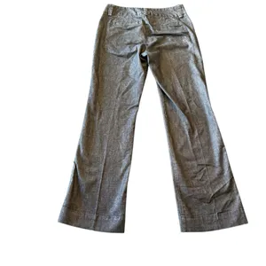 Gap Curvy Fit Flared Leg Pants Gray Denim Trousers Workcore Capsule Wardrobe 10R thumbnail 3