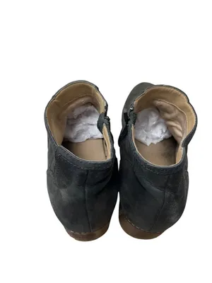 Dansko womens black leather mid ankle casual slip on boots sz 11.5-12 SKU 10-825 thumbnail 16