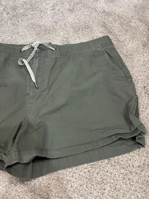 Vuori Ripstop Short Army Green Pockets Drawstring Cotton Hiking Outdoor Climb XL thumbnail 15