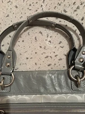 COACH Brooke Jacquard‎ Satchel Handbag Gray J1072-F15533 thumbnail 3