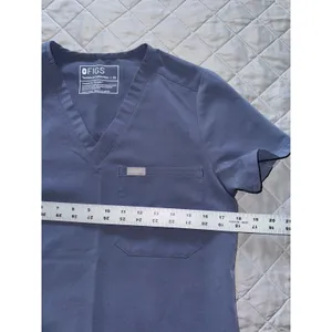 Figs Catarina‎ Top Women's Scrub V-neck Navy Blue Sz Xsmall thumbnail 6