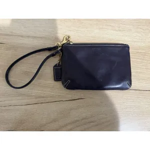 Coach Brown Leather Wristlet Wallet P thumbnail 2