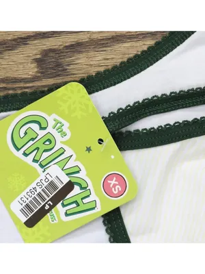 The Grinch Holiday Christmas Cami Crop Top 94747077 Green Multi XS thumbnail 4