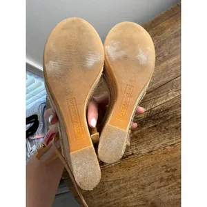 Enzo Angiolini tan platform wedge sandals Women's size 8.5 thumbnail 7