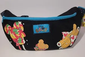 Disney Parks Eats belt bag crossbody purse fanny pack black new thumbnail 1