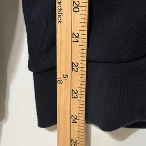 GAP Crewneck Sweatshirt Size Medium Washed Black Logo thumbnail 7